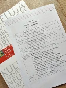 Programm Fachtagung Freies Lektorat in Halle 2022 VFLL Verband der Freien Lektorinnen und Lektoren