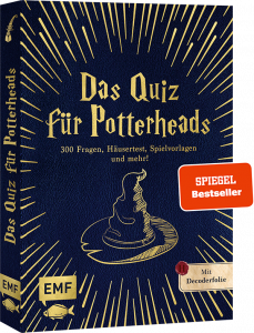 Cover „Das Quiz für Potterheads“, (c)EMF Verlag