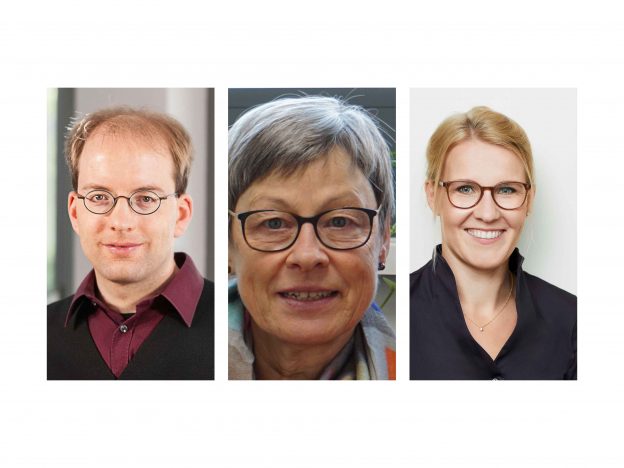 Porträtcollage Team Vorstand (Auswahl): Dr. Markus Pahmeier, Dr. Ute Gräber-Seißinger und Stefanie Hegger