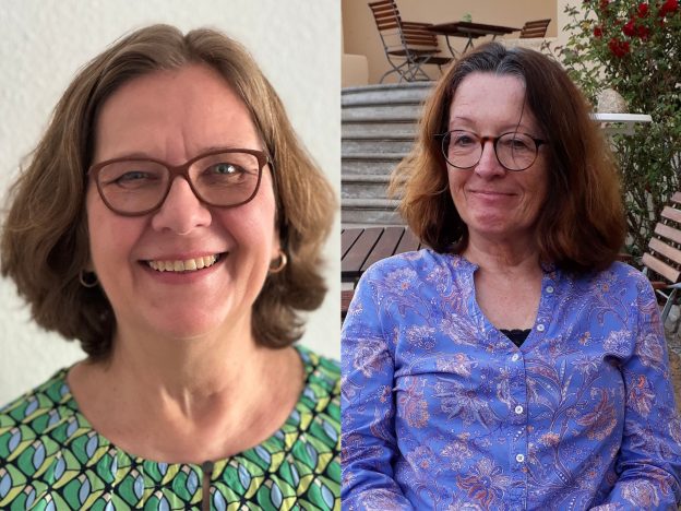 Porträts der VFLL-Gründungsmitglieder Annette Gillich-Beltz und Lisa Dorner